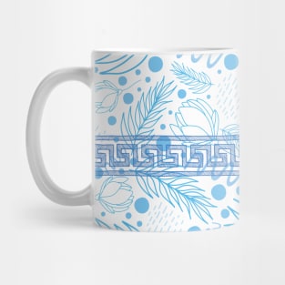 Santorini Greece pattern #9 Mug